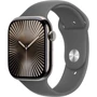 Apple Watch Series 10 46mm GPS + Cellular Natural Titanium Case з Stone Grey Sport Band - S/M (MWY93)