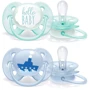 Пустышка Philips AVENT Ultra Soft для мальчиков 0-6 мес 2 шт (SCF222/01)