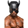 Маска Master Series Dungeon Demon Bondage Mask with Horns - Black
