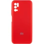 Чехол для телефонов Mobile Case Silicone Cover Shield Camera Red for Xiaomi Redmi Note 10 5G / Poco M3 Pro / Poco M3 Pro 5G
