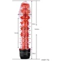 Гелевый вибратор NDS 0269-2 ААА-2 Red (23245)