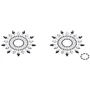 Пэстис Petits Joujoux Gloria set of 2 - Black/Silver