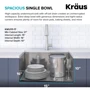 Кухонна мийка Kraus KWU111-17