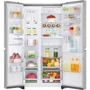 Холодильник Side-by-Side LG GC-Q247CADC: Объем морозильной камеры, л 220