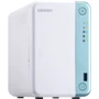 Мережевий накопичувач (NAS) QNAP 2BAY 4GB TS-251D-4G: Слоти для дисків 2 x 2,5" или 3,5" HDD/SSD с интерфейсом SATA II или SATA III до 36 ТБ