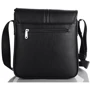 Чоловіча сумка планшет Bonis чорна (SHIM8098-black): Фактура Зерниста, матова