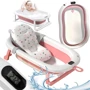 Детская ванночка складная с подушкой и термометром Kidwell Kanzaa Pink (Hnrt_4870): Производитель Kidwell