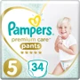 Подгузники Pampers Premium Care Pants Junior Размер 5 (12-17 кг) 34 шт (8001090759870)