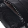 Мужская сумка планшет Borsa Leather черная (K15103-black): Застежка Механическая