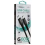 Кабель Gelius Cable USB-C to USB-C Pro G-Power 60W 1m Black (GP-UC103): Длина 1 м