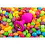 Маленькая силиконовая пробка с кристаллом, 7,5x3 см, розовый
