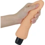 Реалистичный вибратор LoveToy Real Feel Cyberskin Vibrator 2 Flesh 8''