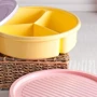 Емкость для хранения BAGER P White/Pink круглая 3x400 мл (BG-393 P): Объем, л 3х0,4