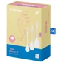 Набор йони бусин Satisfyer Yoni Power 1 White, диаметр 2-2,5-3см, вес 22-46-74гр