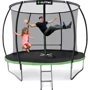 Батут Outtec Premium 12ft (374см) черно-зеленый с внутренней сеткой (5907766665878) фото 2