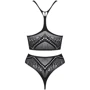Комплект Obsessive K103 top & panties Black, S/M/L
