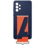 Чохол для телефона Samsung Silicone Cover with Strap Navy (EF-GA736TNEGRU) для Samsung A736 Galaxy A73 5G: Колір синій