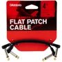 Инструментальный патч-кабель D`ADDARIO PW-FPRR-204 Custom Series Flat Patch Cables 4"