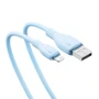 Кабель Baseus USB Cable to Lightning Pudding Series Fast Charging 2.4A 1.2m Blue (P10355700311-00) фото 3