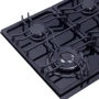 Варочная поверхность газовая Perfelli HGG 61674 BL: Количество конфорок 4