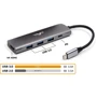 Адаптер Frime Adapter USB-C to 3xUSB3.0+PD+HDMI+ Space Gray (FH-5in1.312HP): Колір серый
