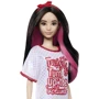 Кукла Barbie Модница в блестящем платье-футболке (HRH12): Высота, см 29
