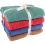 Полотенце Hobby Colorful_2 Yesil/Gul/Royal/Kahve 500 г/м2 70x140 4 шт (8698499340541)
