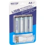 Beston AA USB Type-C 1460mAh 1.5V Li-ion * 4 (2AC-60/AA620265)