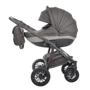 Универсальная коляска 2в1 Tako Baby Heaven Premium 4 темно-серый (эко-кожа): Возможность установки люльки есть