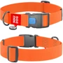 Нашийник для собак WAUDOG Waterproof c QR паспортом пластиковий фастекс XXL 40 мм 46-70 см оранжевий (25114)