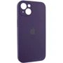 Чехол для iPhone Mobile Case Silicone Case Full Camera Protective Elderberry for iPhone 15 Plus: Цвет фиолетовый