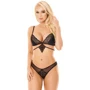 Комплект белья SoftLine - SLC 2021 Camila, M/L (black)