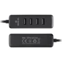 Адаптер REAL-EL Adapter USB to 4xUSB2.0 HQ-175 Black (EL123110008) фото 4