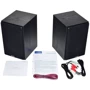 Акустическая система Edifier R980T Black 2.0 22W: Материал корпуса МДФ