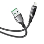 Кабель Hoco USB Cable to Lightning S51 Extreme 2.4A 1.2m Black фото 3