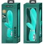 Вибратор с мягкой головкой и клиторальной стимуляцией LYBAILE Pretty Love Thomas USB Тurquoise (BI-014621-4)