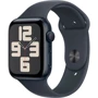 Apple Watch SE 2 2024 44mm GPS Midnight Aluminum Case with Midnight Sport Band - S/M (MXEJ3QH/A) UA