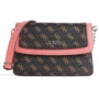 Женская сумка кросс боди Guess Camy Crossbody Flap темно-коричневая (HWSG7741180-BRM)