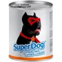 Вологий корм для собак SuperDog асорті 800 г (55011): Тип Влажный корм