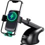Тримач 2Е Car Holder Wireless Charger 15W 4.7-6.7" Black (2E-WCQ01-10) фото 5