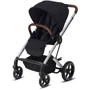 Коляска Cybex Balios S Lux SLV Deep Black с бампером (520001249)