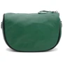 Женская сумка-седло Borsa Leather зеленая (K18569gr-green)