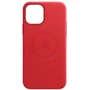 Чехол для iPhone Apple Leather Case with MagSafe (PRODUCT) Red (MHK73) for iPhone 12 mini: Материалы кожа
