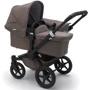 Текстильная люлька для коляски Bugaboo Donkey 3 Mineral Taupe, бежевый фото 2