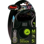 Поводок-рулетка Flexi Black Design М до 25 кг 5 м голубой (4000498034033): Тип шнура Лента