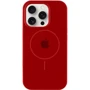 Чехол для iPhone Mobile Case Silicone Full Protective with MagSafe Deep Red for iPhone 16 Pro Max