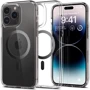 Чехол для iPhone Spigen Ultra Hybrid MagFit Carbon Fiber (ACS06578) for iPhone 15 Pro Max: Материалы поликарбонат и полиуретан