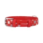 Ошейник Collar Glamour с узором Звездочка Светящийся 30-39 см 20 мм красный (4823089301266): Цвет красный