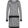 Платье KangaROOS 82004930 42 серое повседневное до середины бедра: Фасон рукава Вшитый