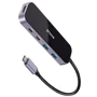 Адаптер Proove Adapter Shadow USB-C to 2xUSB3.0+2xUSB-C+HDMI Dark Gray (HBSW10221205) фото 3
